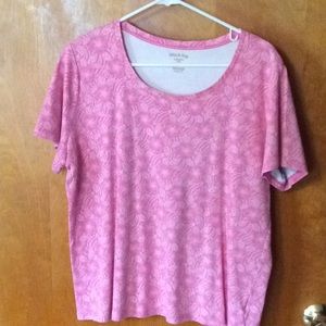 BOGO $5ea 2x White Stag pink tee 100% cotton